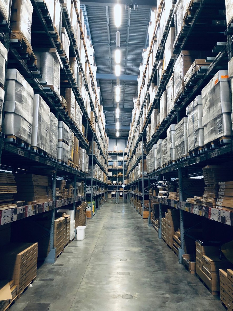 Surveillance d'un entrepôt logistique