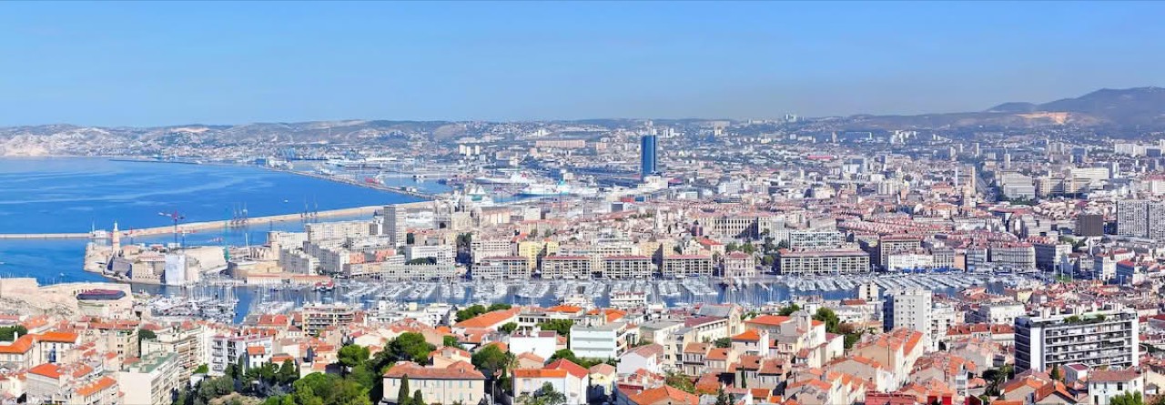 بانوراما Marseille والميناء القديم